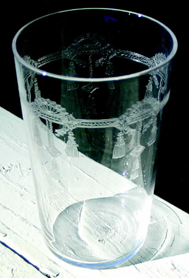Cleopatra (Stem #3357) 12 Oz Flat Tumbler by Heisey-1