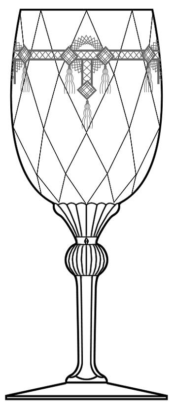 Cleopatra (Stem #3357) Water Goblet by Heisey-1