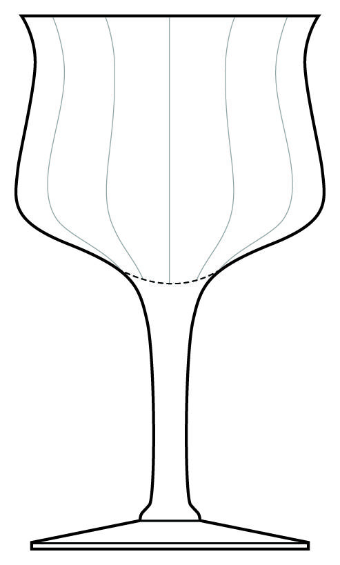 Gayoso Clear Water Goblet by Heisey-1