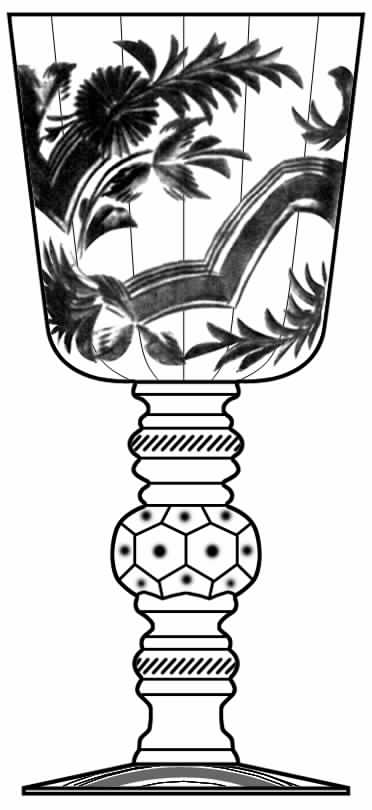 Monterey Water Goblet by Heisey-1
