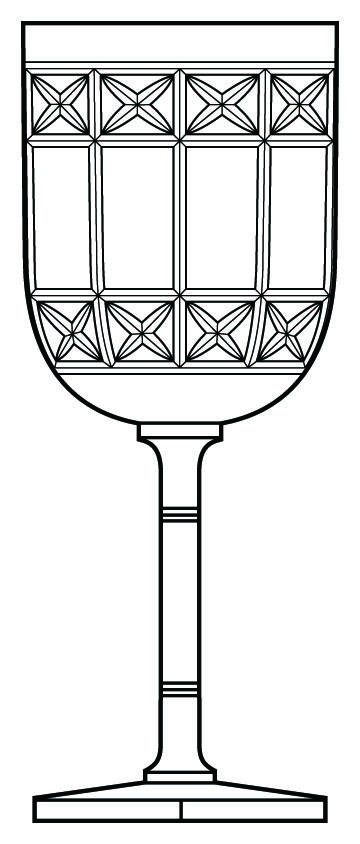 Neo Classic Water Goblet by Heisey-1
