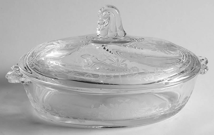 Orchid Lemon Dish & Lid by Heisey-1