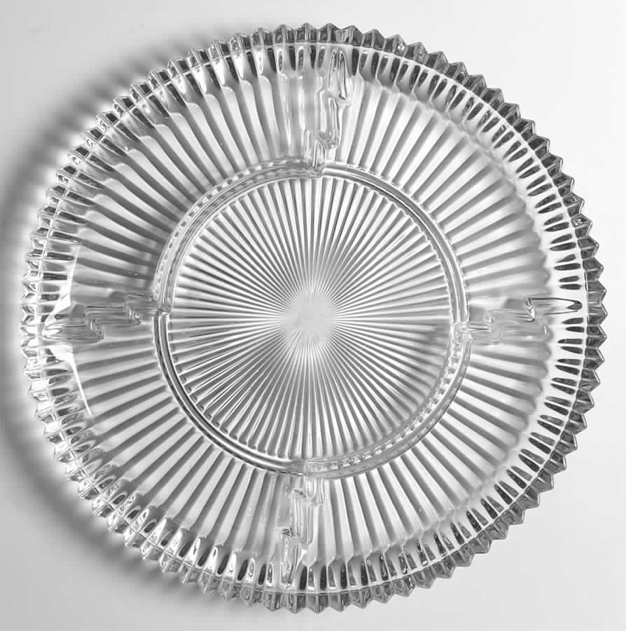 Ridgeleigh (Heavy Pressed Patt) 10" Round 3 Part Relish by Heisey-1