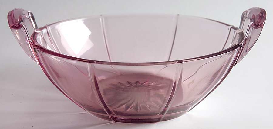 Rib and Panel Hawthorne Flat Open 2 Handled Jam/Jelly by Heisey-1