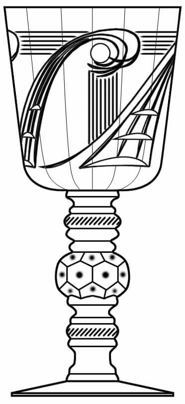 Streamline Water Goblet by Heisey-1