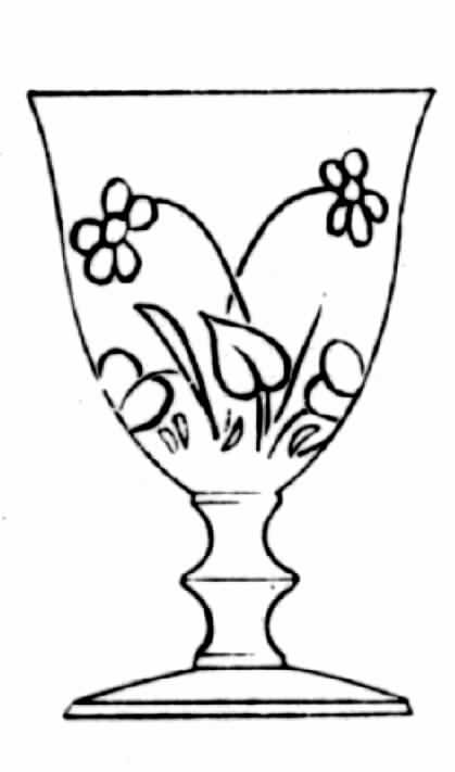 Wood Violet Water Goblet by Heisey-1