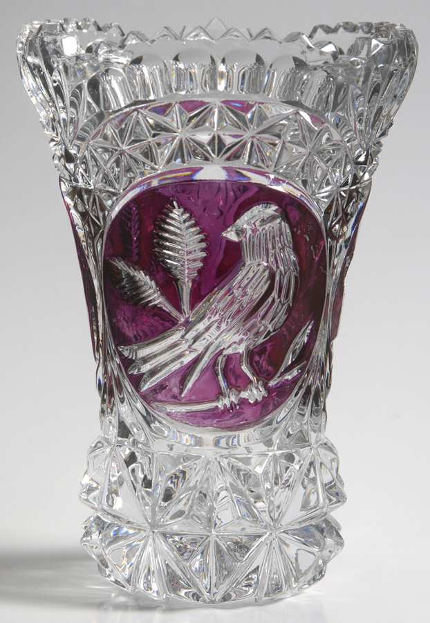 Byrdes Collection, The Ruby 6" Flower Vase by Hofbauer-1