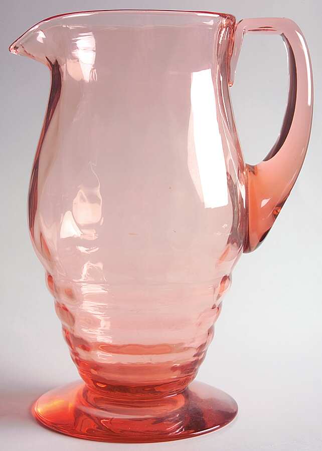 Koors 29 Pink (Stem 3480) 48 Oz Pitcher by Heisey-1
