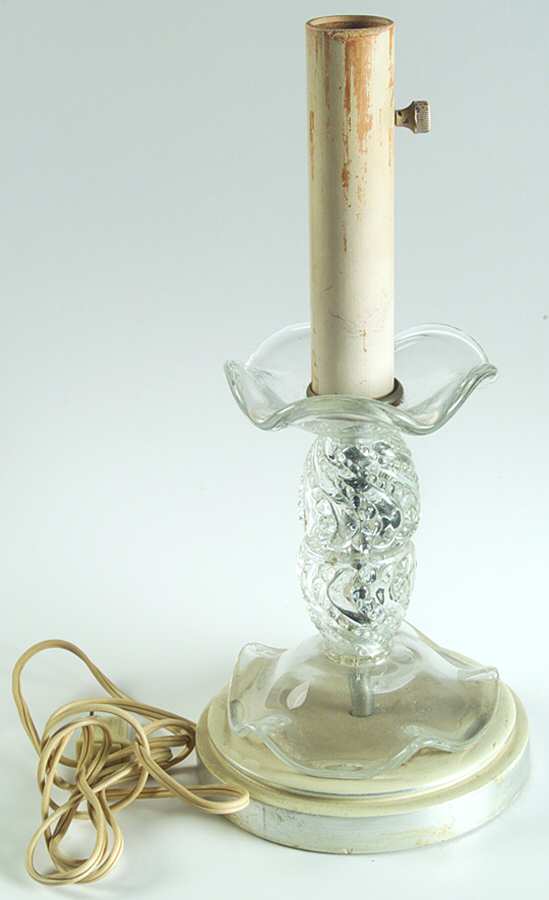 Columbia Base for Electric Lamp by Heisey-1