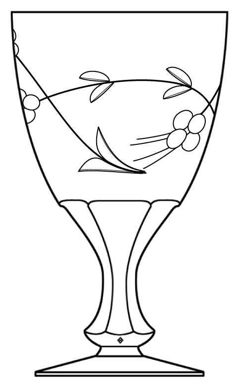 Waltz Water Goblet by Heisey-1