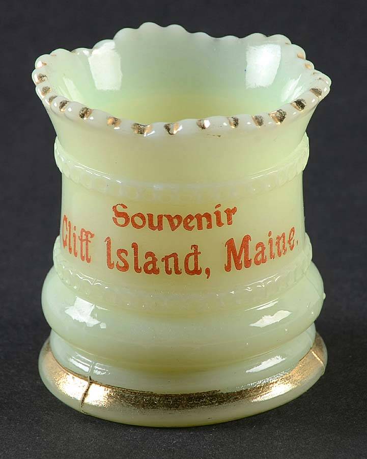 Ring Band Custard Toothpick Holder by Heisey-1