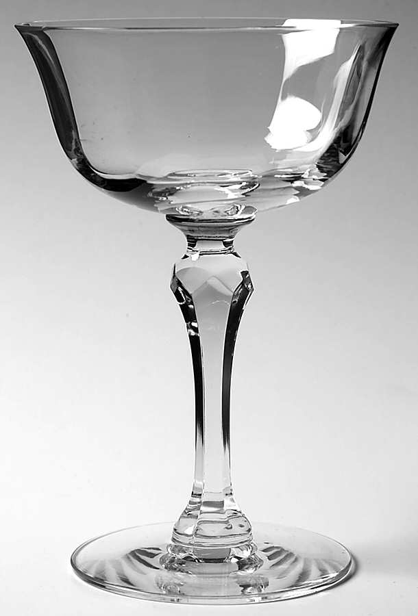 Suez Clear Champagne/Tall Sherbet by Heisey-1