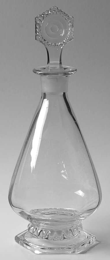 Gascony Clear Decanter & Stopper by Heisey-1