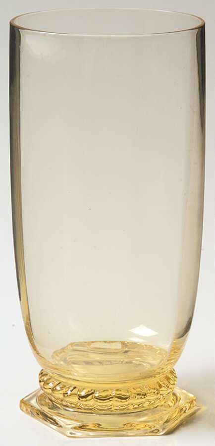 Gascony Yellow (Sahara) 18 Oz Footed Tumbler by Heisey-1
