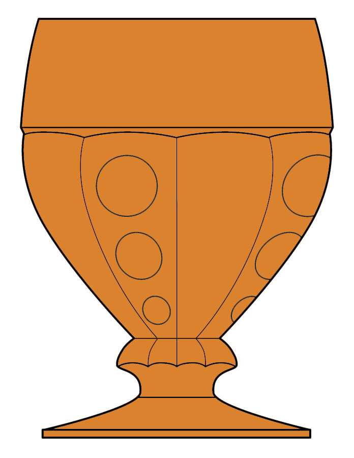 Old Sandwich Tangerine Water Goblet by Heisey-1
