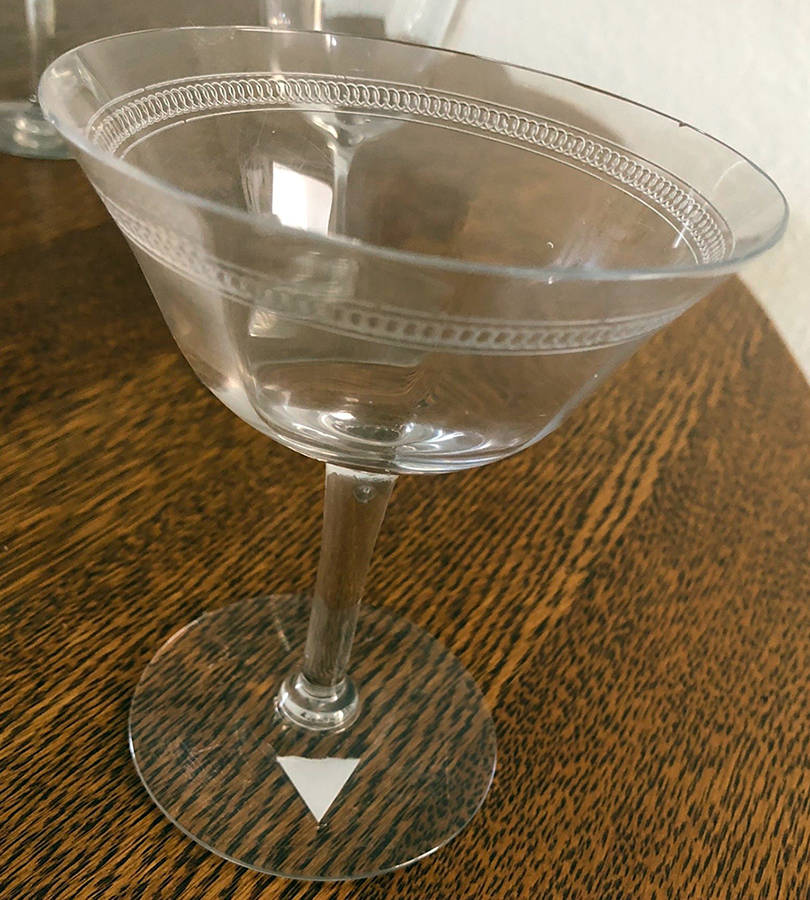 LACY BAND (STEM #3311) Champagne/Tall Sherbet by Heisey-1