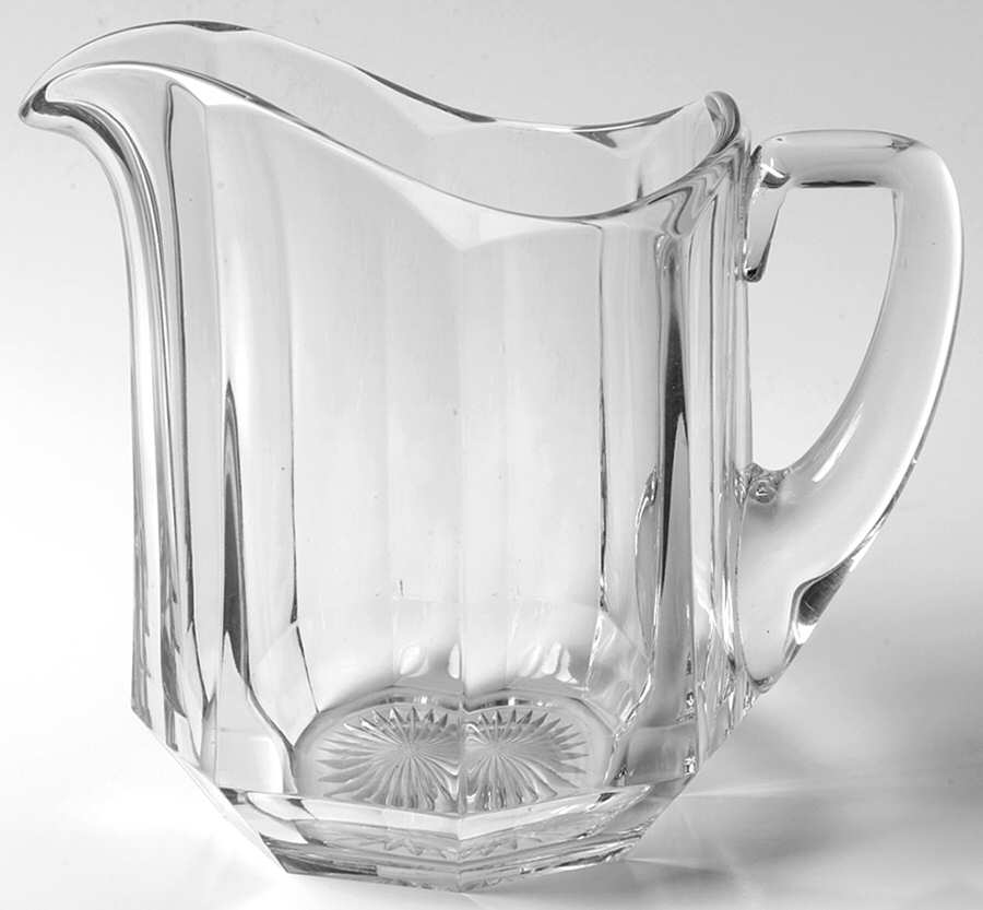 Plain Panel Recessed 56 Oz Pitcher by Heisey-1