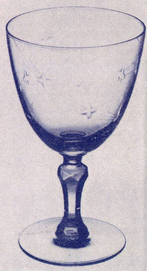 Comet (Stem #6004) Water Goblet by Heisey-1