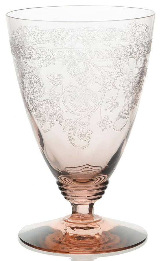 Frontenac Hawthorne 8 Oz Footed Tumbler by Heisey-1