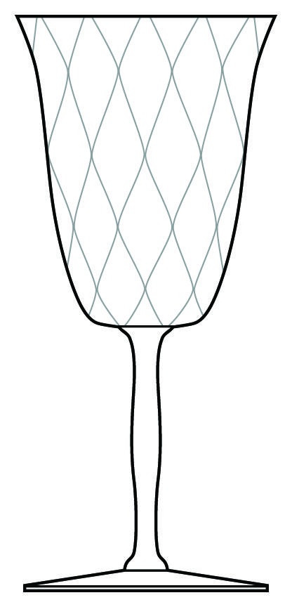 Delaware Clear Water Goblet by Heisey-1