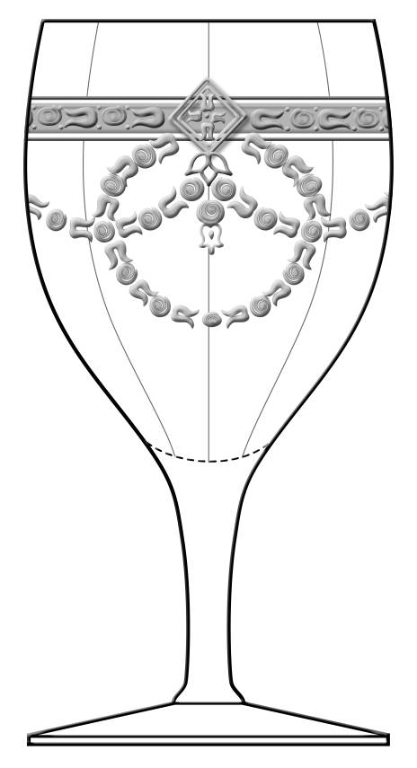 Raleigh Water Goblet by Heisey-1