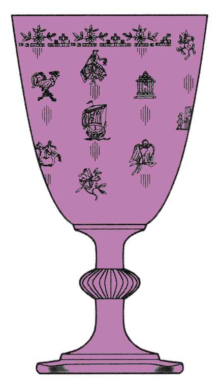 Lafayette Alexandrite Water Goblet by Heisey-1