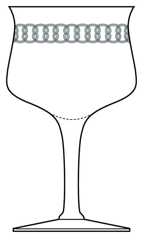 Double Loop (Stem #3312) Water Goblet by Heisey-1