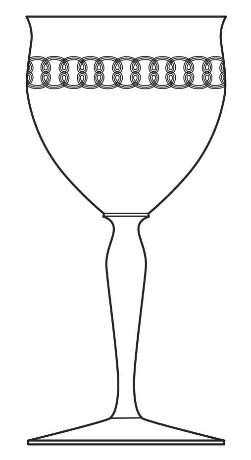 Double Loop (Stem #3330) Water Goblet by Heisey-1