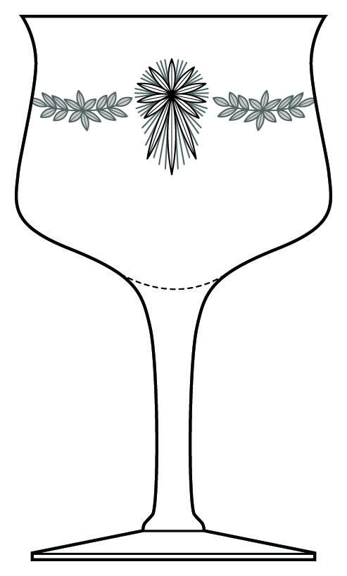 Electro (Stem #3312, Cut #639) Water Goblet by Heisey-1