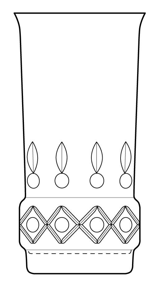 Pinehurst Flat Tumbler by Heisey-1
