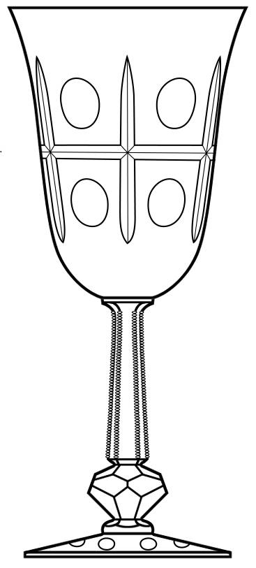 Carlton Water Goblet by Heisey-1