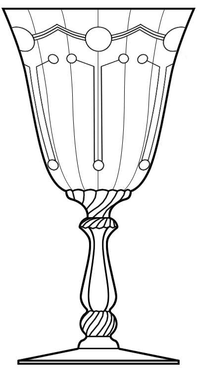 Lancaster Water Goblet by Heisey-1