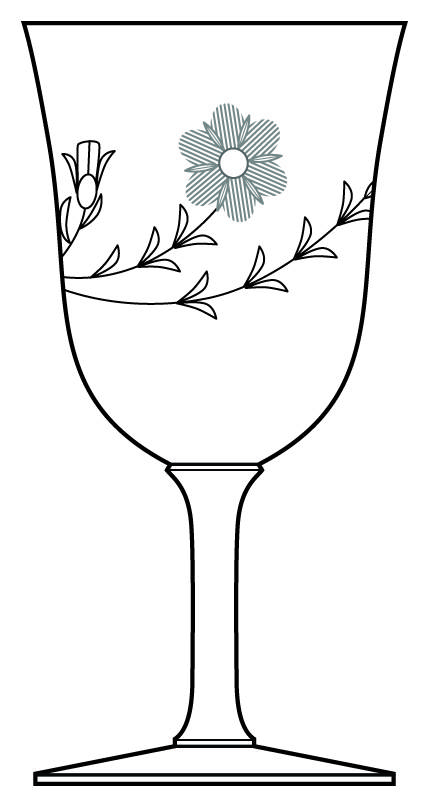 Naussau Water Goblet by Heisey-1