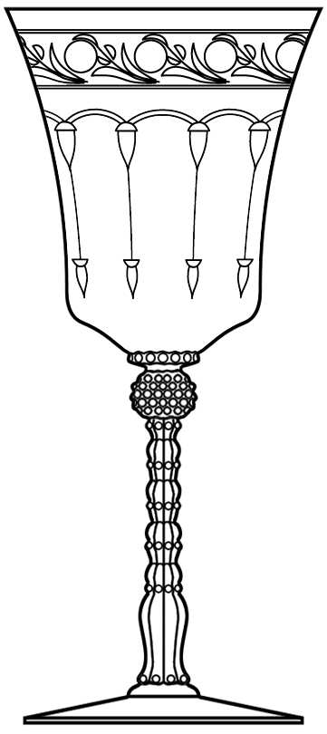 Suffolk Water Goblet by Heisey-1