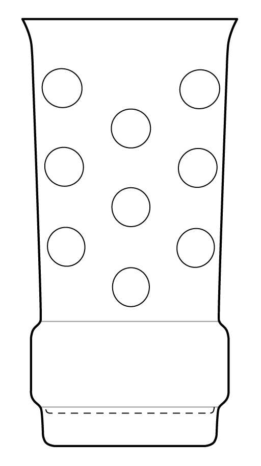 Dotted Swiss Flat Tumbler by Heisey-1