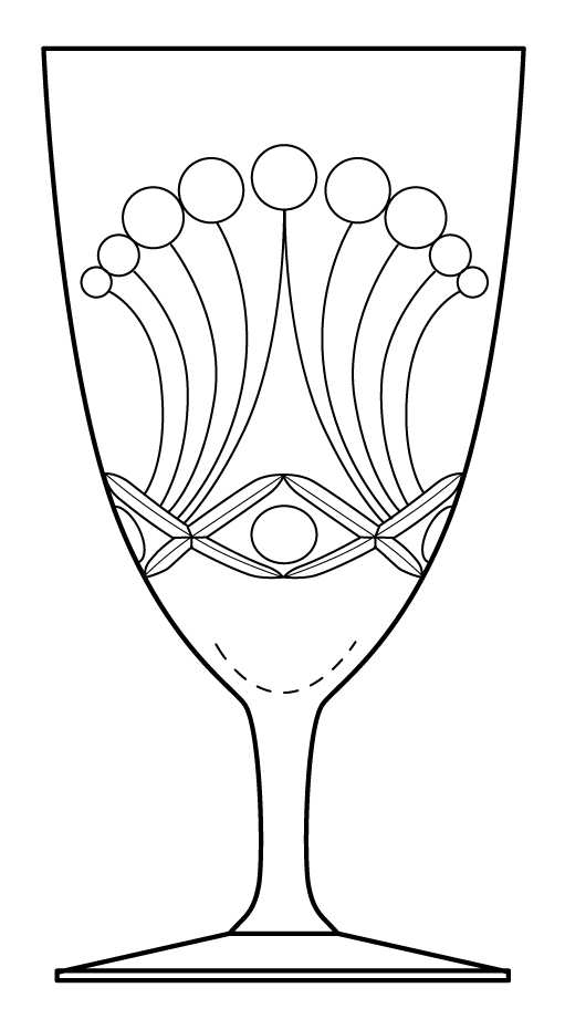 Fontaine Water Goblet by Heisey-1