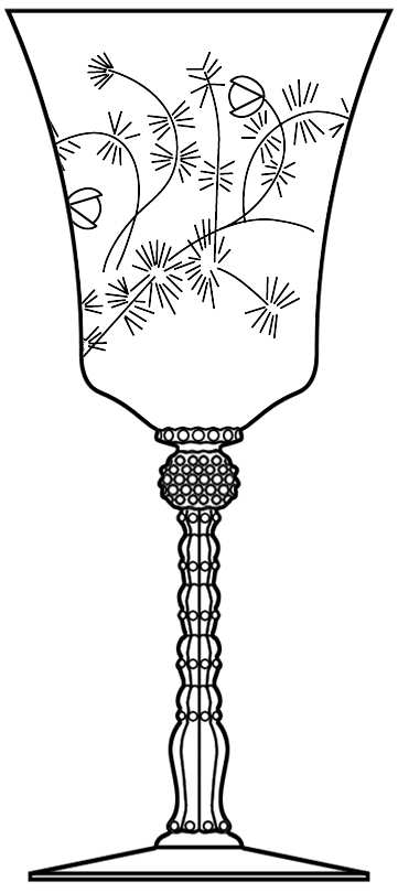 Contessa (Stem 3411) Water Goblet by Heisey-1