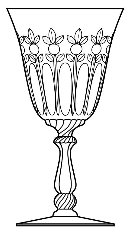 Rialto (Stem #3408) Water Goblet by Heisey-1