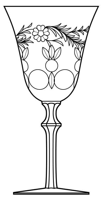 Cheerio (Stem #3333) Water Goblet by Heisey-1