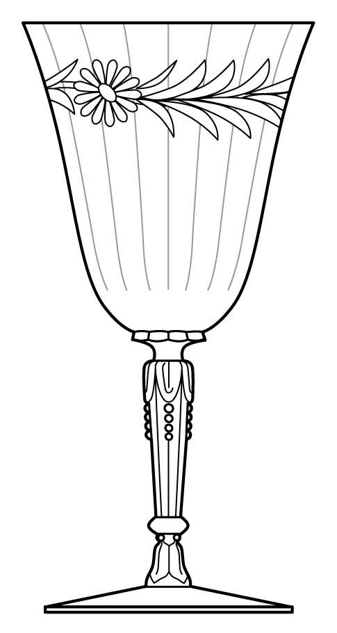 Basque Water Goblet by Heisey-1