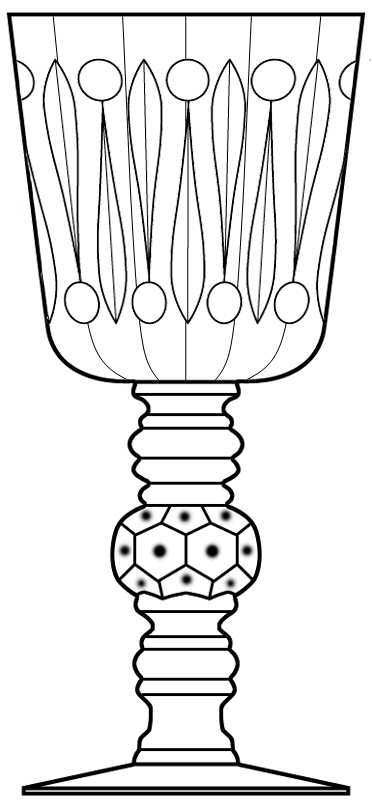 Picket (Stem #3404) Water Goblet by Heisey-1