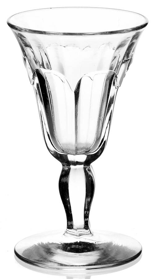 Colonial Clear (Stem 359, Optic) Cordial Glass by Heisey-1