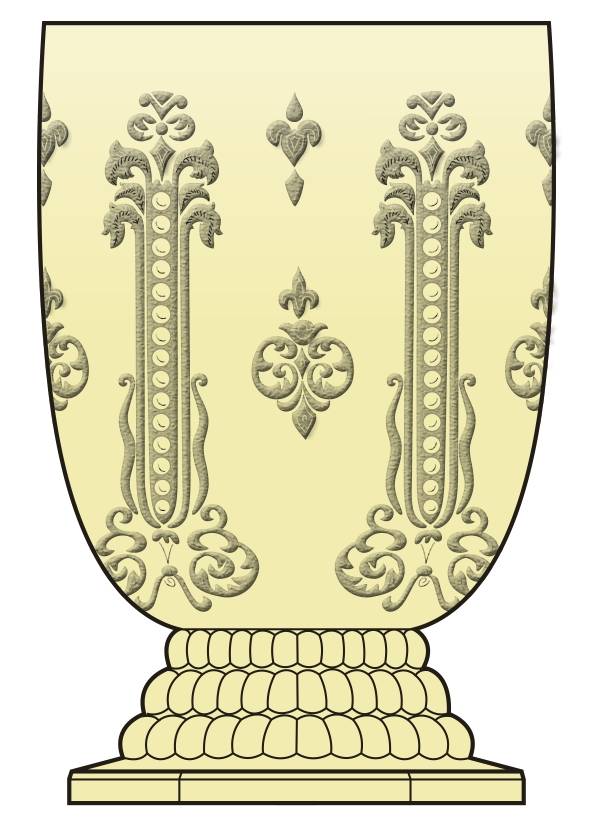 Inca Yellow Water Goblet by Heisey-1