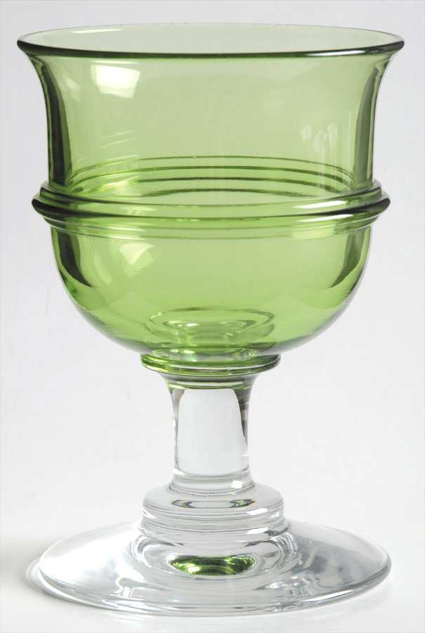 Sussex Moongleam (Green) (Stem 419) Water Goblet by Heisey-1