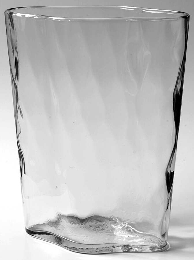 Oval Clear (Line 4209) 9" Flower Vase by Heisey-1