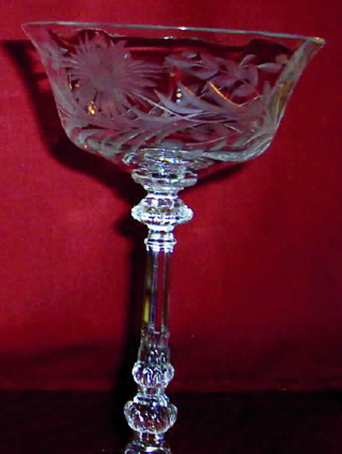 5025-2 Champagne/Tall Sherbet by Heisey-1