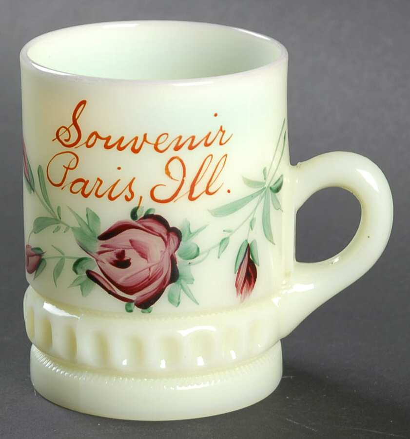Punty Band Custard Mug by Heisey-1