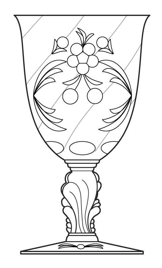 Melrose Water Goblet by Heisey-1