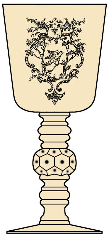 Springtime Yellow (Stem 3404) Water Goblet by Heisey-1
