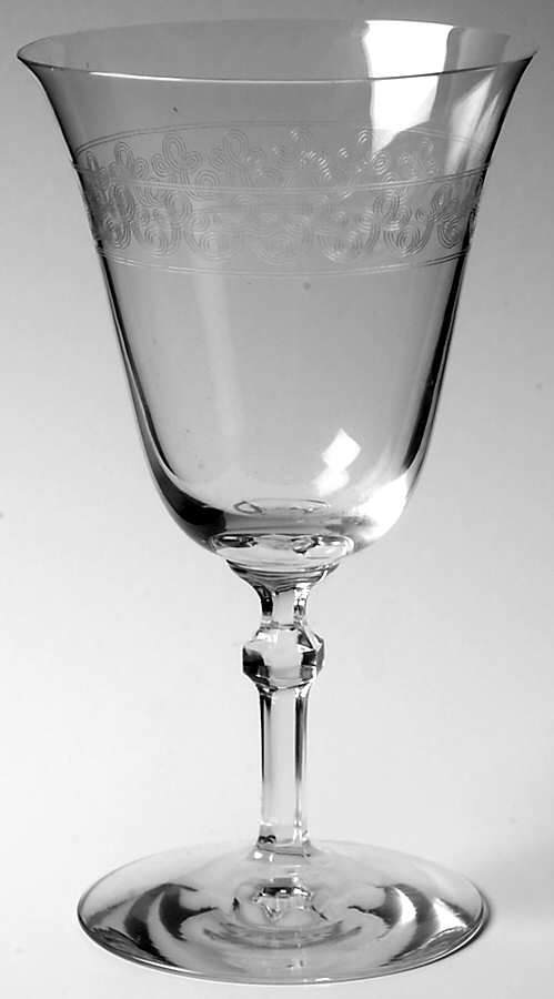 Trefoil (Stem #3334) Water Goblet by Heisey-1